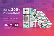 200+ Premium Flyers Bundle 99% OFF, a Flyer Template by UNIK Agency (Thumbnail 63 of 66)