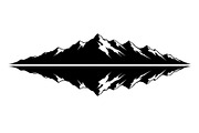 Mountain Reflection SVG Bundle, a Graphic by hafijul (Thumbnail 6 of 10)