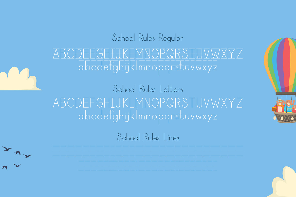 School Rules Font, a Font by Salt & Pepper Designs (Photo 6 of 8)