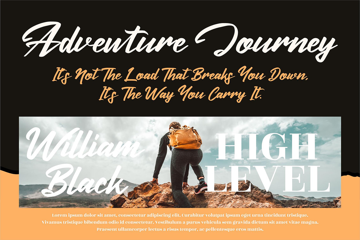 Huttan Cerote Script Font LS, a Script Font by GranzCreative (Photo 4 of 16)