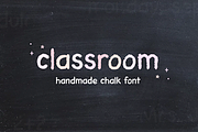 Classroom | Chalk Font, a Handwritten Font by KA Designs (Thumbnail 1 of 9)