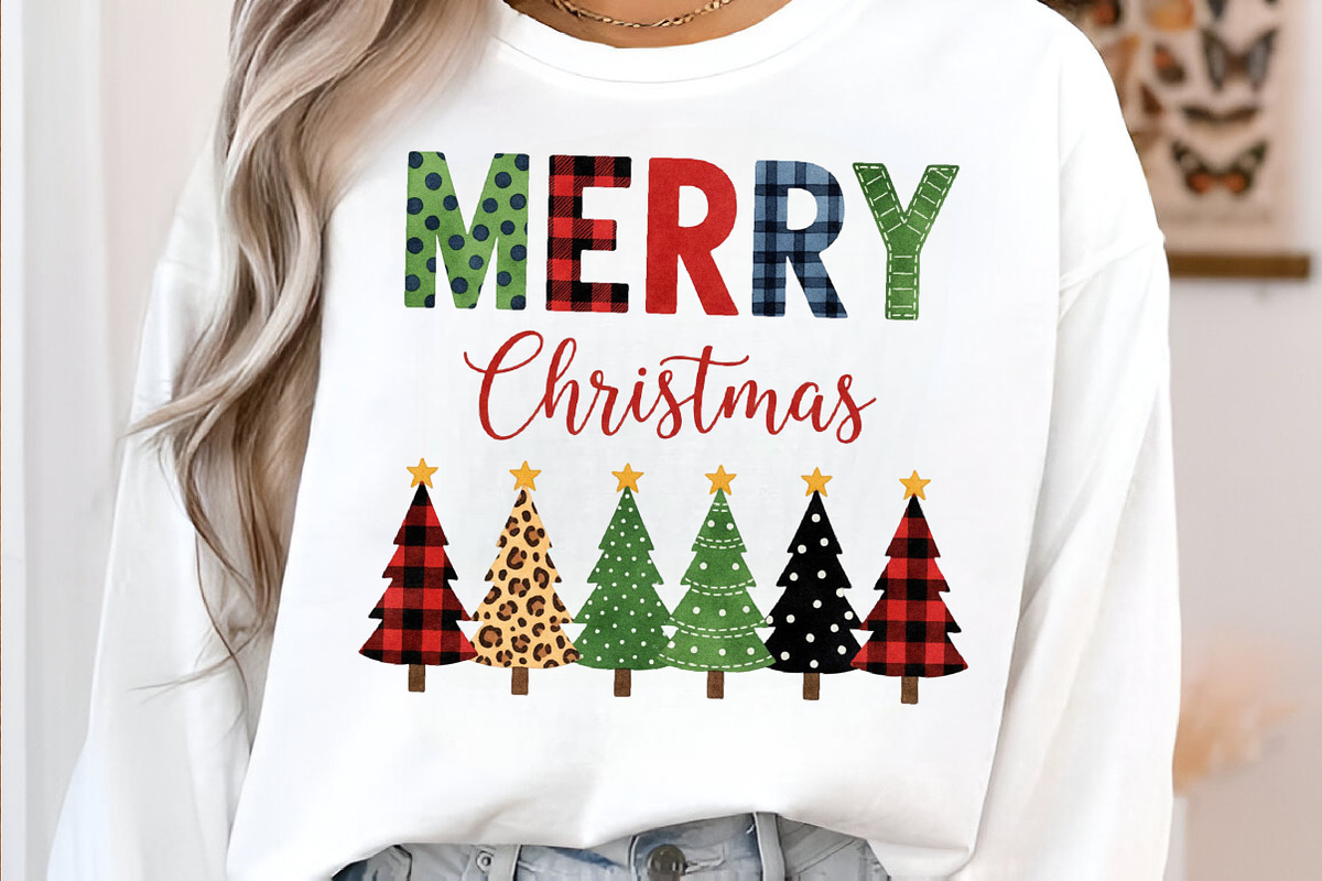 Merry Christmas Tree Png, an Illustration by SinaCreation (Photo 4 of 5)