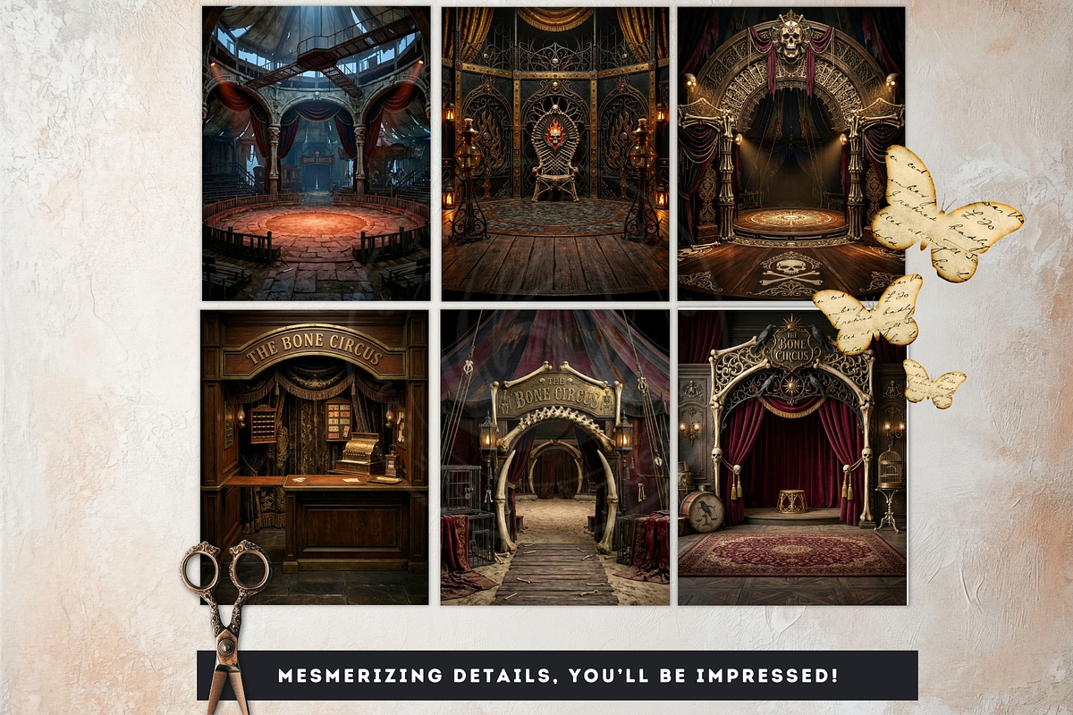 The Bone Circus Backdrops, a Background Graphic by ThatsDesignArt (Photo 10 of 13)