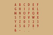 56th Street - Commercial License, a Font by James Lafuente (Thumbnail 3 of 4)