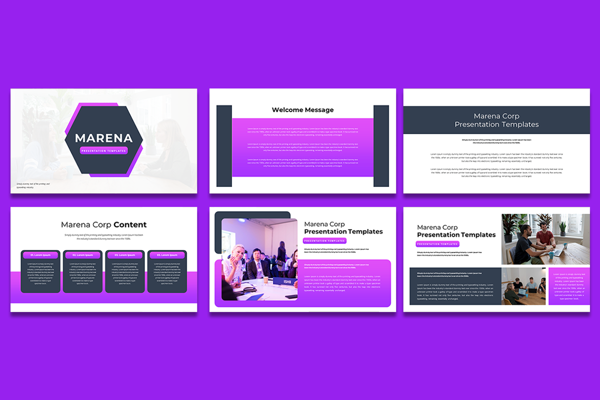 Marena Corp - PowerPoint Template, a Presentation Template by artchiles_design (Photo 2 of 4)