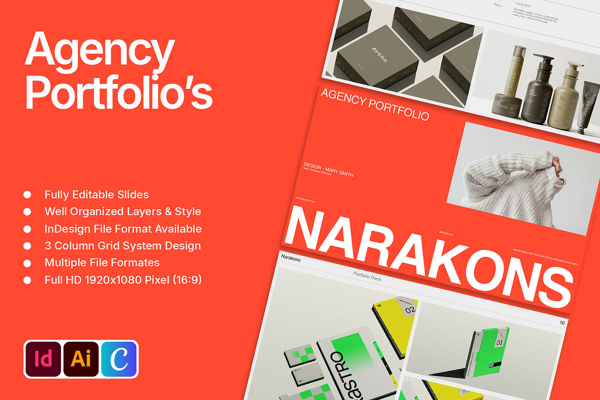 Narakons - Agency Portfolio Template, a Presentation Template by Templeste (Photo 3 of 8)