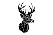 Deer Antler Silhouette Bundle, an Object Illustration by yasushie (Thumbnail 16 of 31)