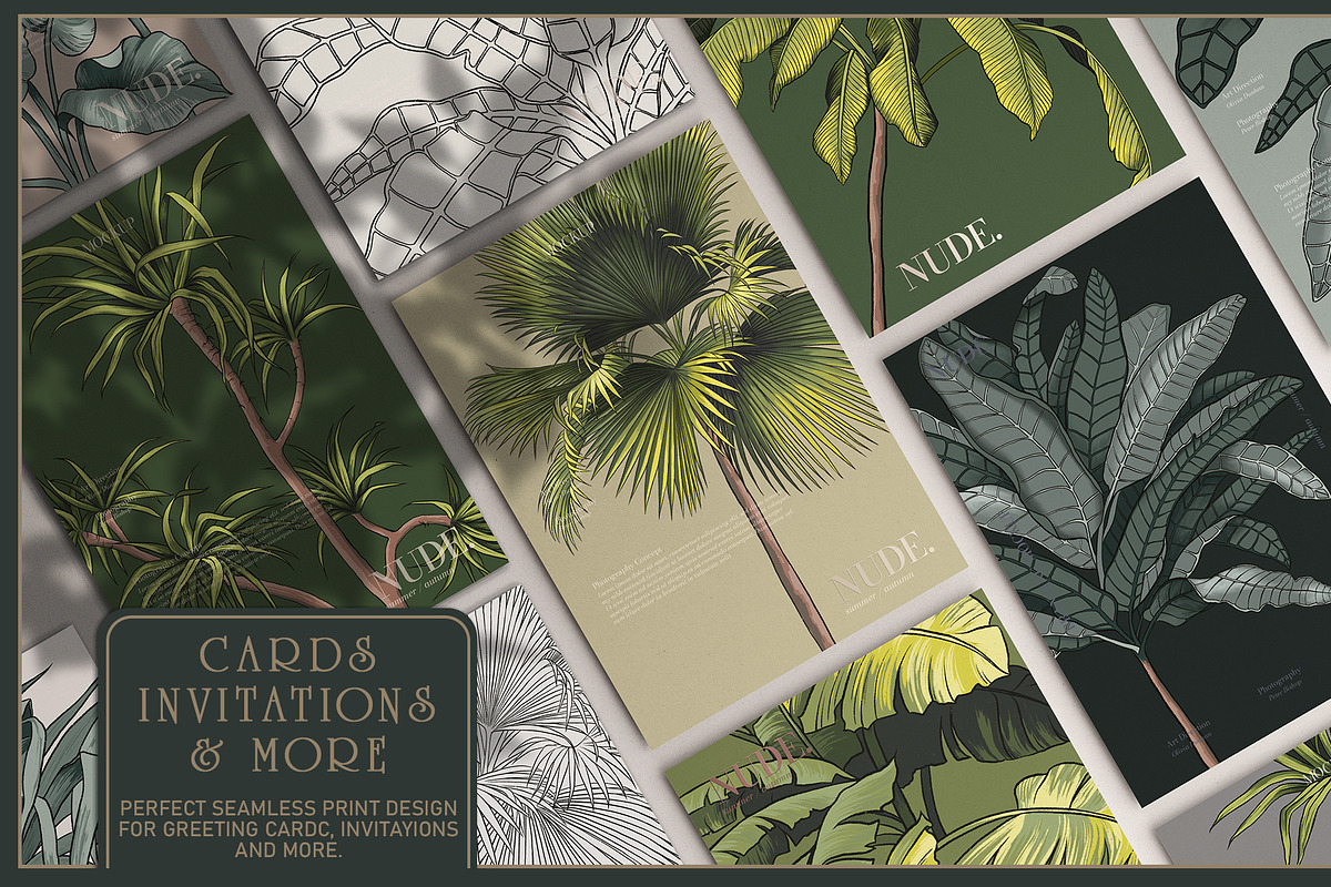Fresco collection Tropical mural, a Wallpaper Graphic by Natalia0307 (Photo 17 of 19)