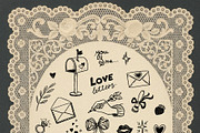 Love Letters Hand Drawn Vector Set, a Graphic by Nadya Saen Art (Thumbnail 2 of 7)
