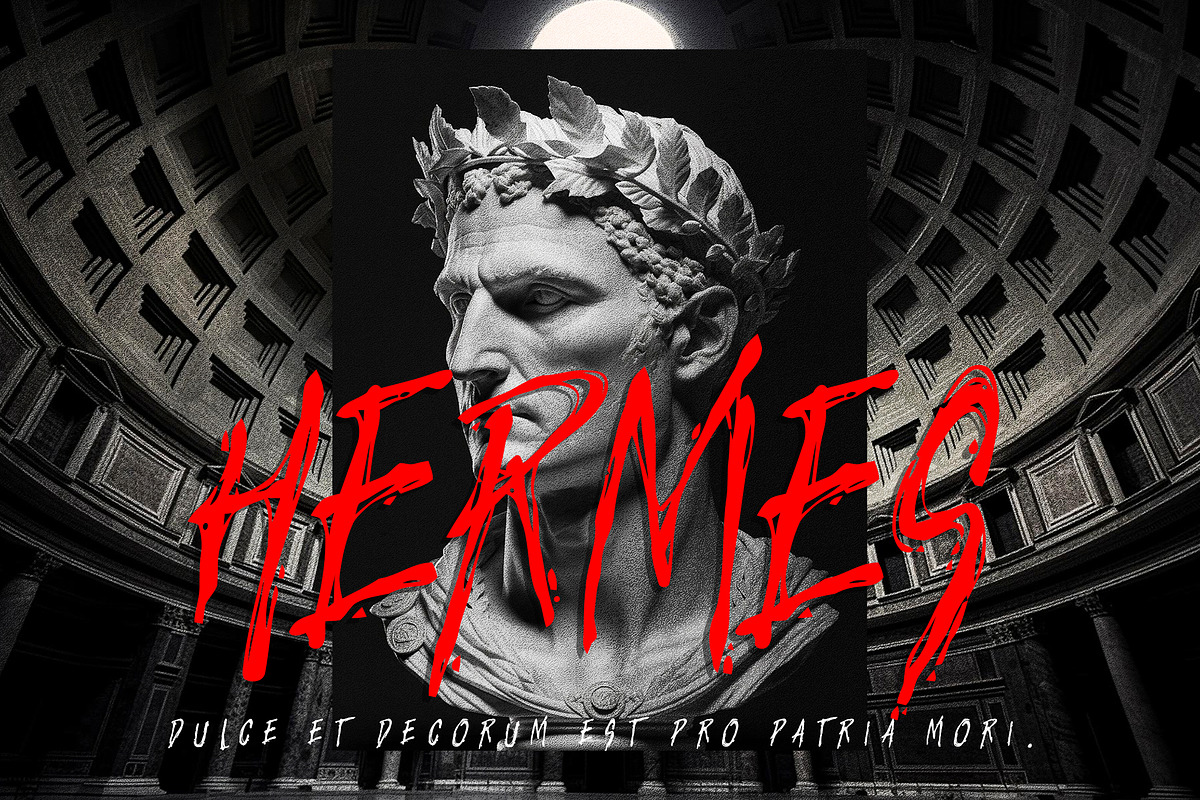 Dameter Metal Horror Display Font, a Blackletter Font by dansdesign (Photo 6 of 7)