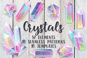 Crystals, a Decorative Illustration by Marina Demidova (Thumbnail 1 of 5)