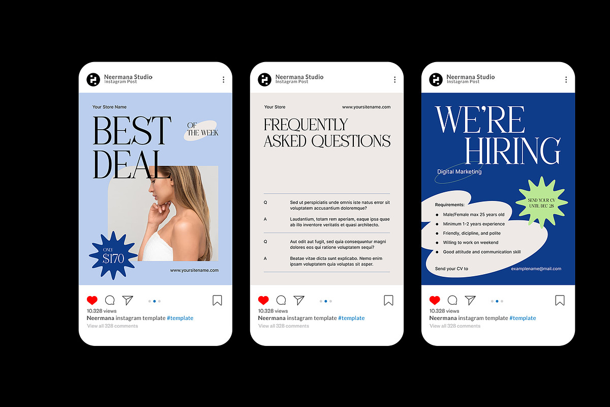 Grand Opening Instagram Post, a Social Media Template by Neermana (Photo 4 of 4)