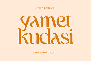 Yamet Kudasi-retro Font