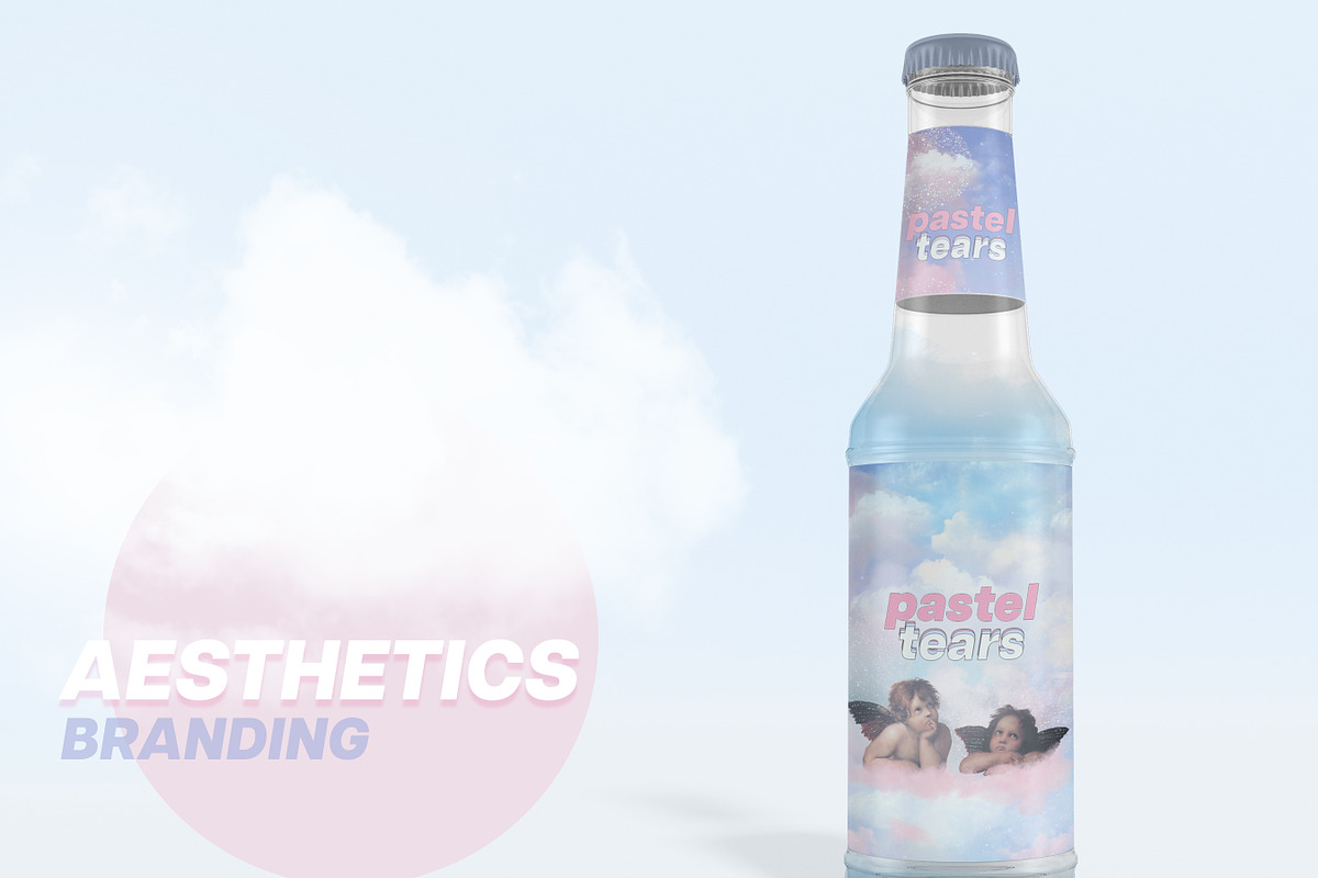 30 Aesthetic Pastel Sky Backgrounds, a Pattern Graphic by Photohacklovers (Photo 7 of 9)