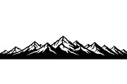 Endless Mountain Horizons Silhouette, a Graphic by musafir_fashion (Thumbnail 5 of 14)
