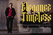 Boombie Stylish Blackletter Font, a Blackletter Font by timelesstype.co (Thumbnail 3 of 20)