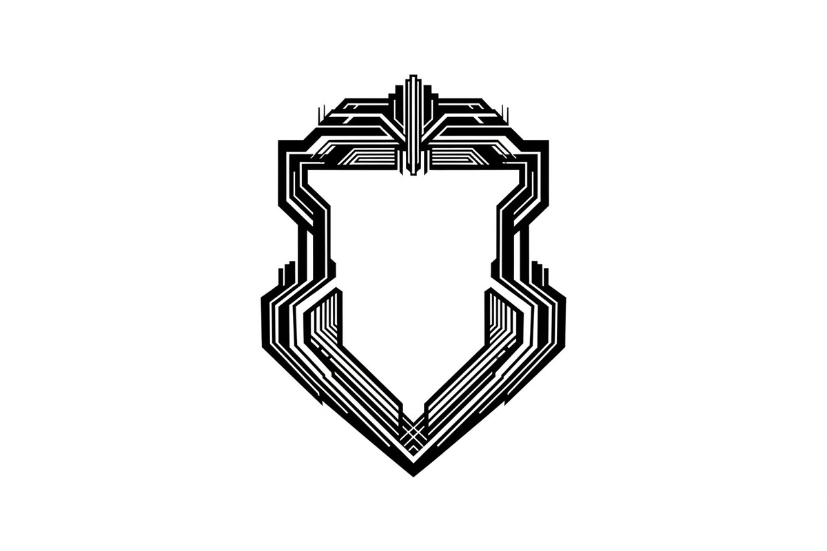 Art Deco Shield Frame SVG Bundle, an Illustration by Creativeshirt (Photo 17 of 31)