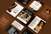 50 Luxury Instagram Canva Templates, a Social Media Template by Glo Design Studio (Thumbnail 5 of 10)
