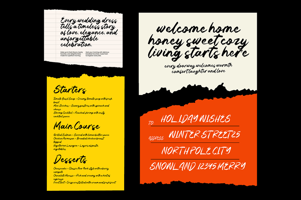Sound Seekers Rough Brush Script, a Handwritten Font by AmorfaType (Photo 3 of 8)