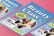 Beauty Class Flyer Set, a Flyer Template by Annora Studio (Thumbnail 3 of 6)