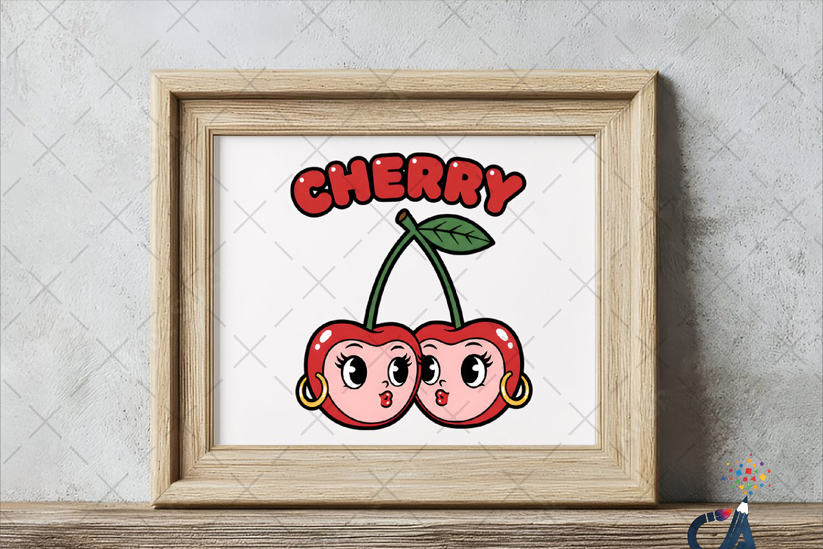 Valentine Cherry Betty Boop Png, an Illustration by Creative Art (Photo 2 of 6)