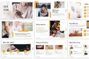 Manik - Accessories Keynote Template