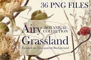 Botanical PNG Elements – 36 Meadow P, an Object Graphic by Aga Silva (Thumbnail 5 of 28)