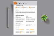 Creative Resume Template, a Resume Template by ContestDesign (Thumbnail 1 of 3)