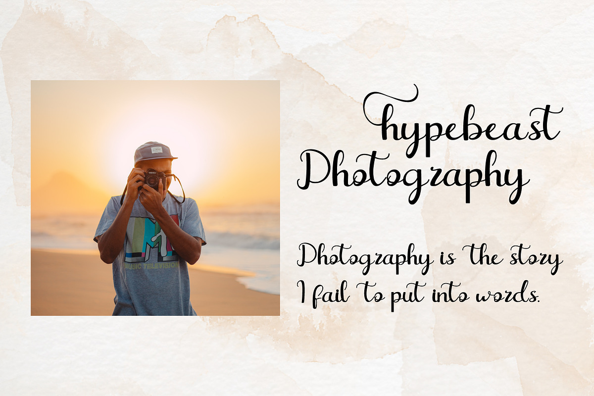 Ballihay Stylish Script Font, a Script Font by Rocket Template (Photo 2 of 8)
