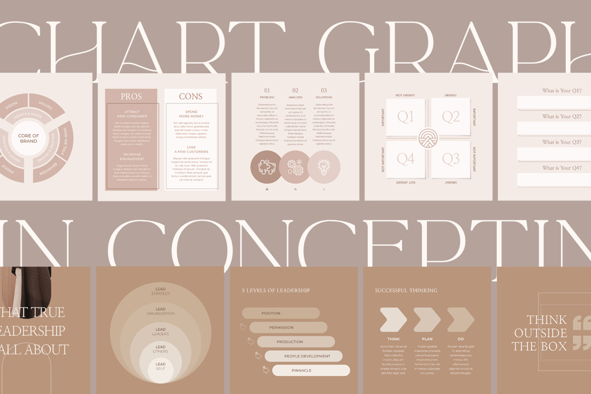 Neutral Carousel Instagram CANVA PS, a Social Media Template by Eviory