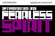 Neobust - Futuristic Display Font, a Sans Serif Font by CuratedType Studio (Thumbnail 3 of 12)
