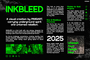 Inkbleed, a Sans Serif Font by Pinisi ART (Thumbnail 3 of 10)