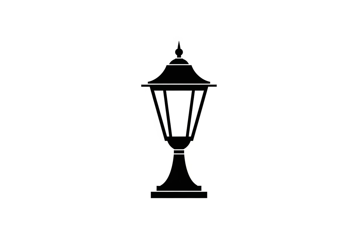 Vintage Street Lantern Silhouette Bu, an Illustration by hafijul (Photo 44 of 51)