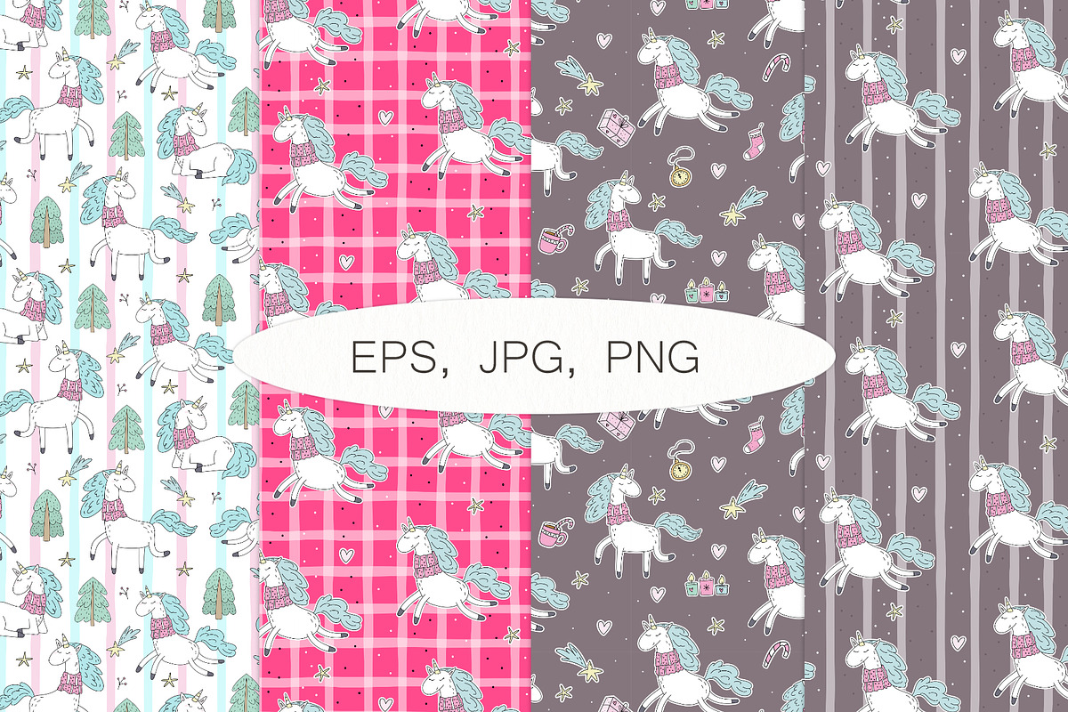 Winter Unicorn Set!, a Graphic by Irene_Boiko_ART (Photo 7 of 10)