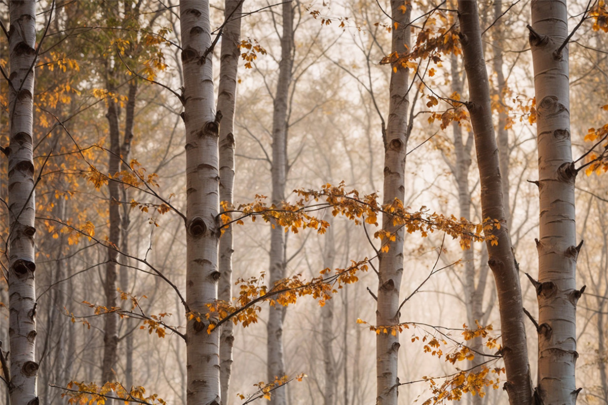 Autumn Birch Forest, a Seasonal Illustration by StockVerse Creative (Photo 3 of 4)