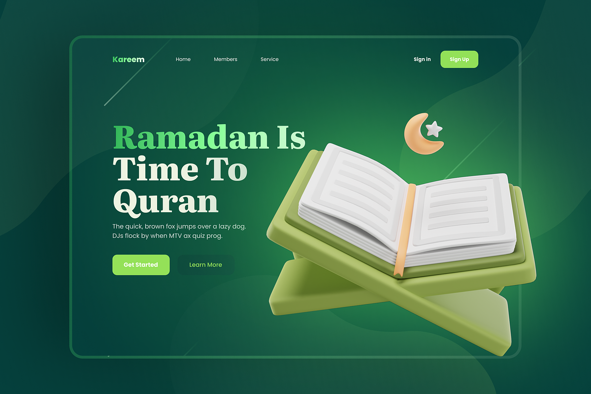 Islamic Ramadan Eid 3D Icon Set, an Object 3D Model by Illustraly Design (Photo 6 of 8)