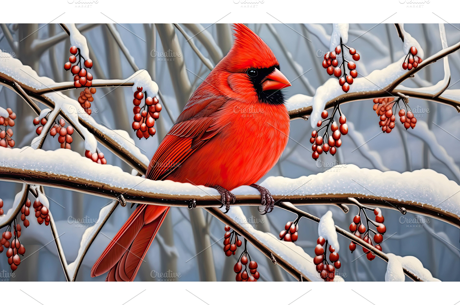 cheer happy holidays cardinal ai, a Person Photo by pikepicture