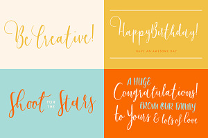 Bouncy Castle Calligraphy Font