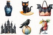 Gothic Summer Sublimation Clipart, an Illustration by OK Design (Thumbnail 4 of 5)