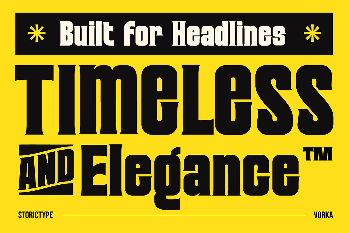 VORKA - Headline Display Typeface, a Serif Font by StoricType (Photo 12 of 24)