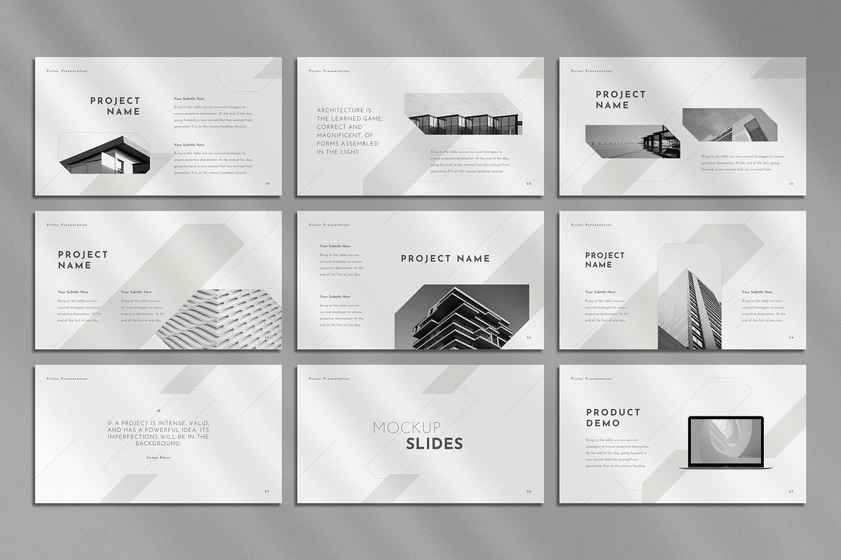 Pictor Presentation Template, a Presentation Template by SlideStation (Photo 5 of 7)