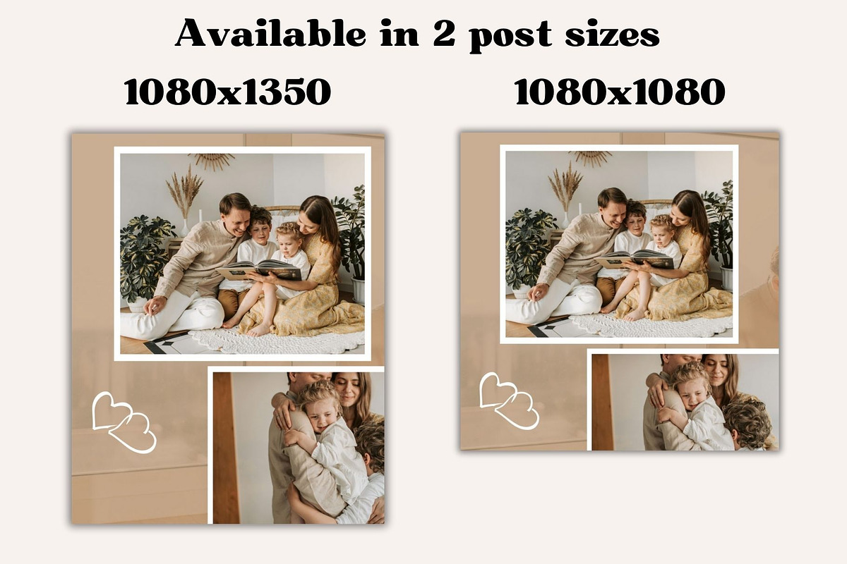 Seamless Carousel Instagram Posts, a Social Media Template by GraphiCarola (Photo 3 of 8)