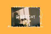YT-Skratchy Handwritten Font, a Handwritten Font by Youthlabs Studio (Thumbnail 1 of 12)