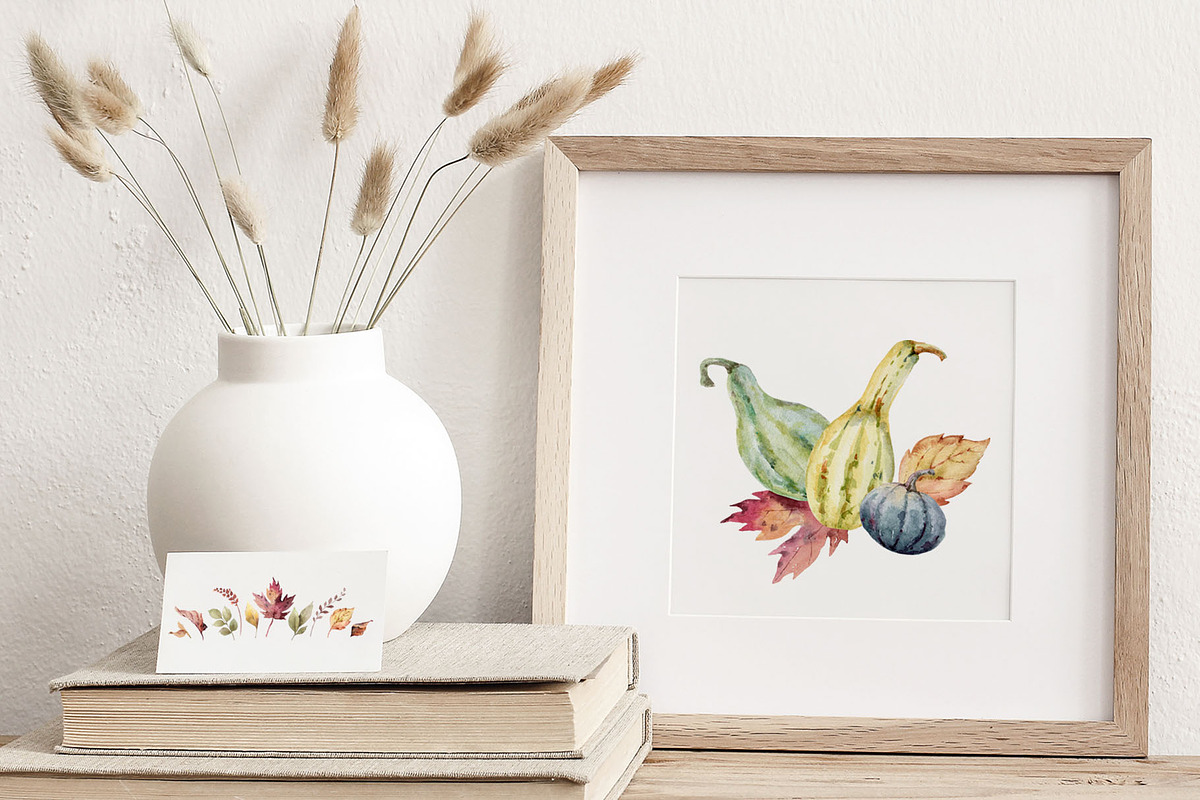 Autumn Time 2. Watercolor collection, a Decorative Illustration by Elena Medvedeva (Photo 10 of 14)