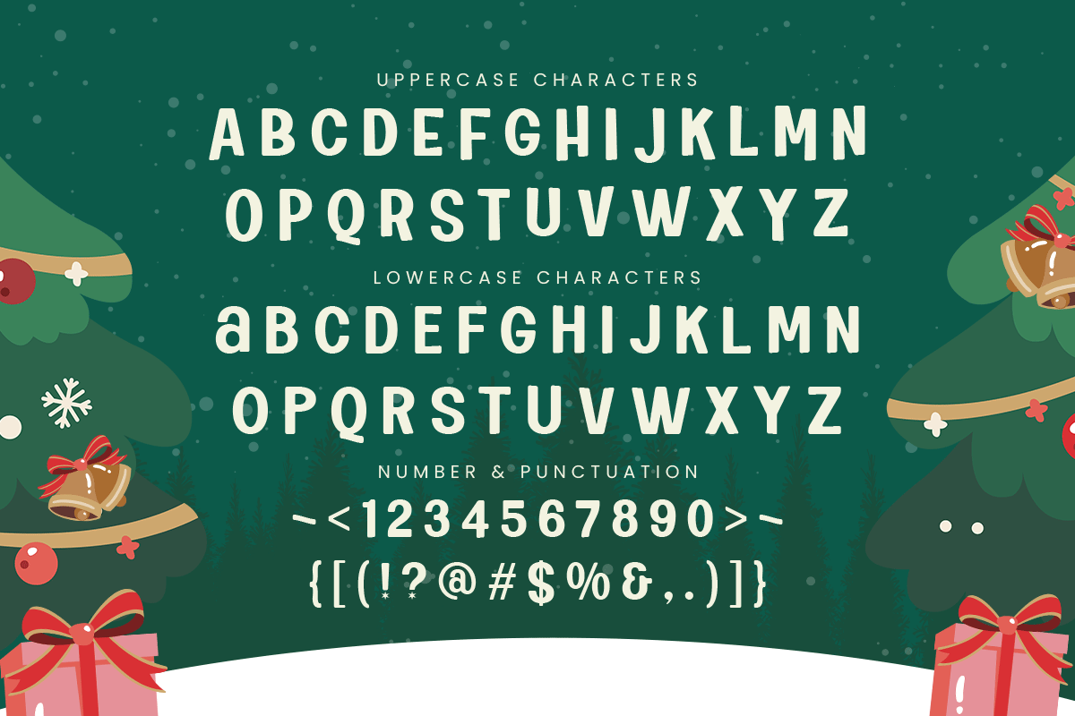 Sparkla – A Fun & Festive Christmas, a Sans Serif Font by roomspace creative lab (Photo 8 of 11)