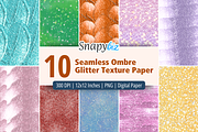 Seamless Ombre Glitter Texture Paper, a Texture Graphic by Snapybiz (Thumbnail 1 of 5)