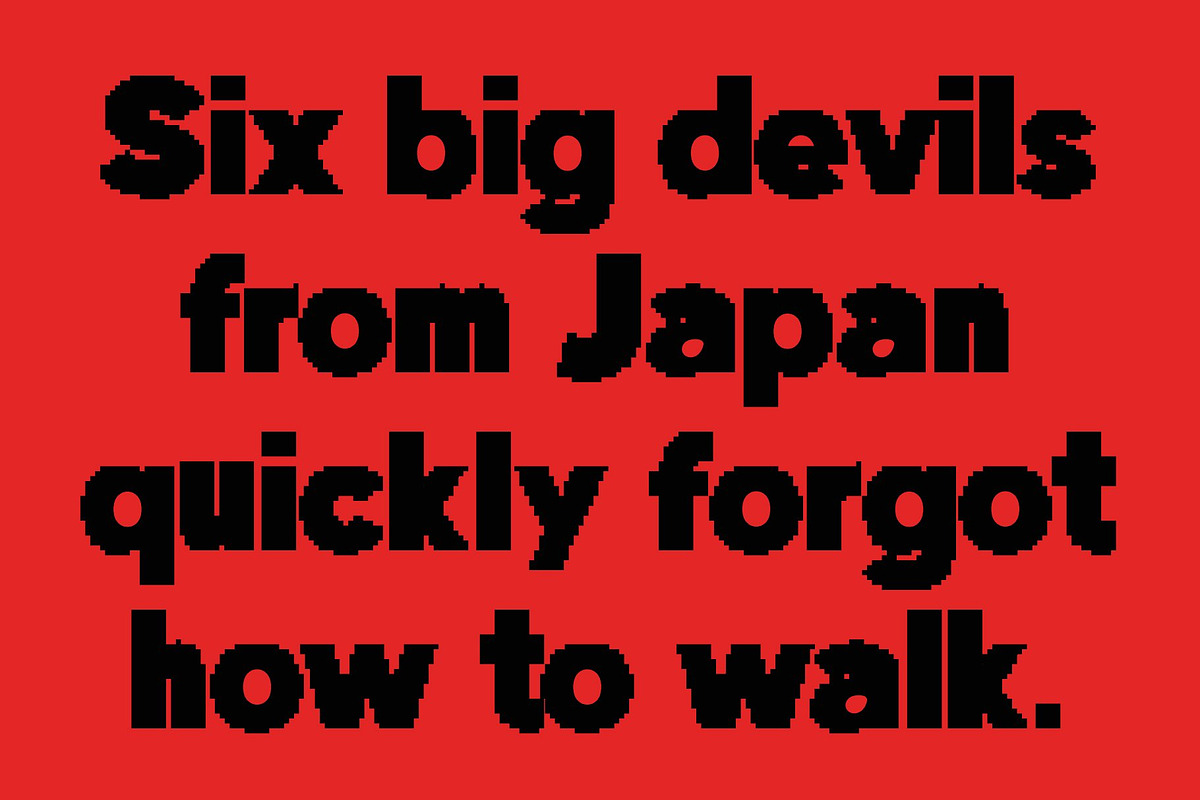 CS Generic Semipixel, a Sans Serif Font by Craft Supply Co. (Photo 6 of 8)