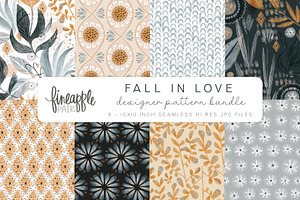 Fall Florals Digital Paper DH