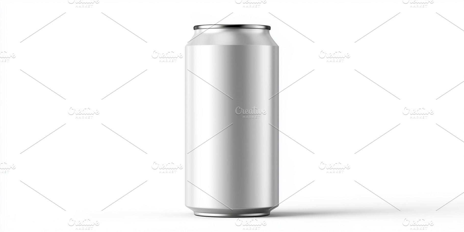 Blank aluminum can with white label, a Food & Drink Photo by MistyDay