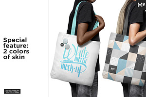 Canvas Shopper Bag Mock-up